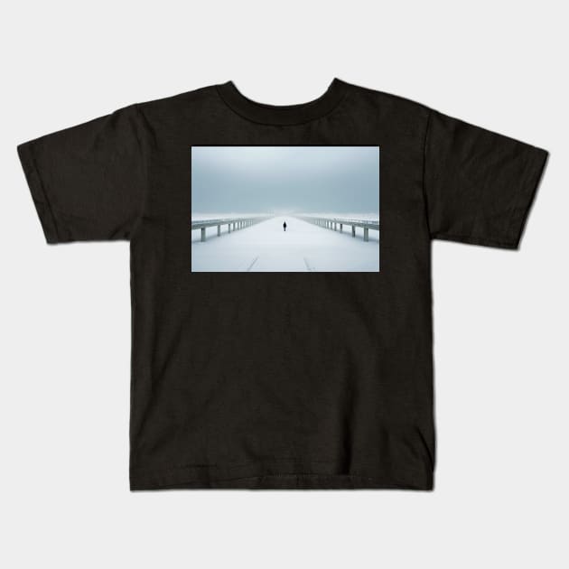 Lonely landscape Kids T-Shirt by damnaloi